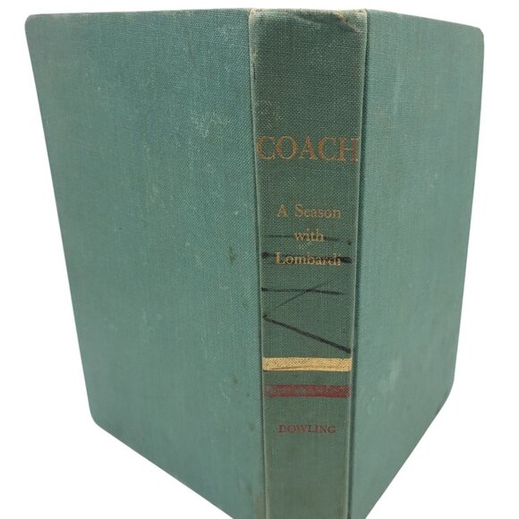 Coach A Season With Lombardi By Tom Dowling Hardcover Book 1970 Vintage HTF - Picture 1 of 10